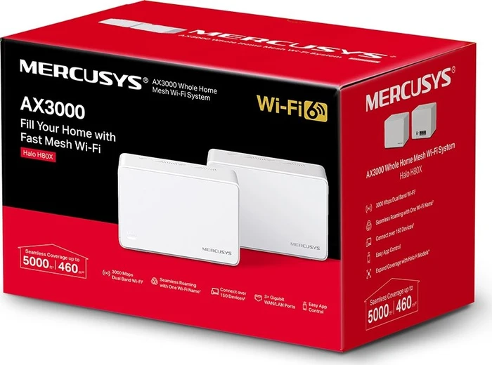 Mercusys Halo H80X, AX3000, 1er