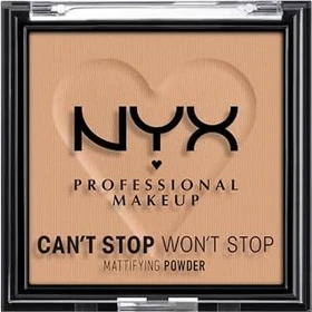 NYX Can't Stop Won't Stop Mattifying Powder Tan 06, 6g
