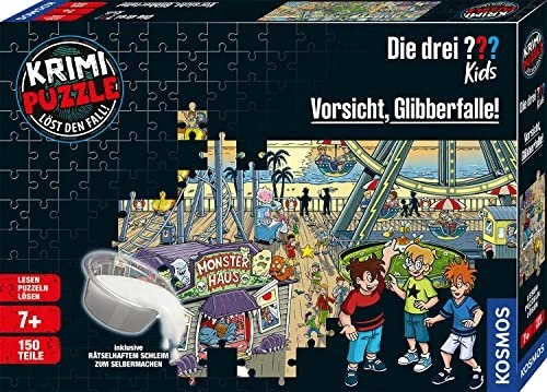 Kosmos Krimi Puzzle Die drei ??? Kids Vorsicht Glibberfalle!