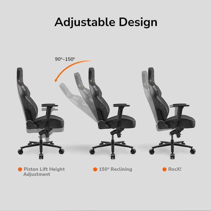 Cougar NxSys Aero Gamingstuhl, schwarz/orange