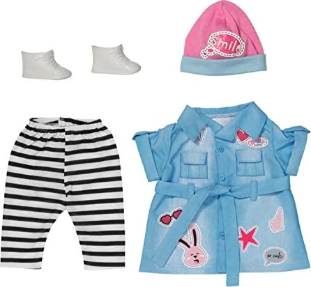 Zapf creation BABY born Mode - Deluxe Jeans Kleid 43cm