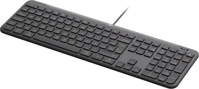 Logitech K620 Signature Slim Wired for Business, Graphite, USB, ES
