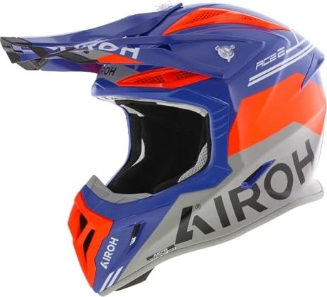 Airoh Aviator Ace 2 Fury blau/grau/orange