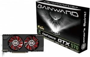 Gainward GeForce GTX 570 Dual Fan, 1.25GB GDDR5, 2x DVI, HDMI, DP