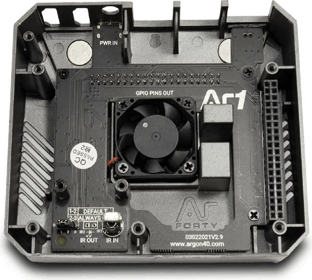 Inter-Tech ODS-727 Case für Raspberry Pi 4, schwarz