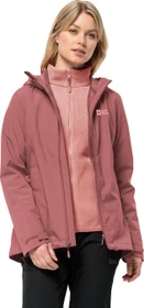 Jack Wolfskin Moonrise 3in1 Funktionsjacke red ochre (Damen)