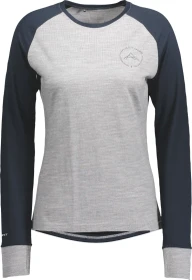 Scott Defined Merino L/LS Sweatshirt dark blue/light grey melange (Damen)