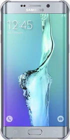 Samsung Glossy Cover für Galaxy S6 Edge+ silber