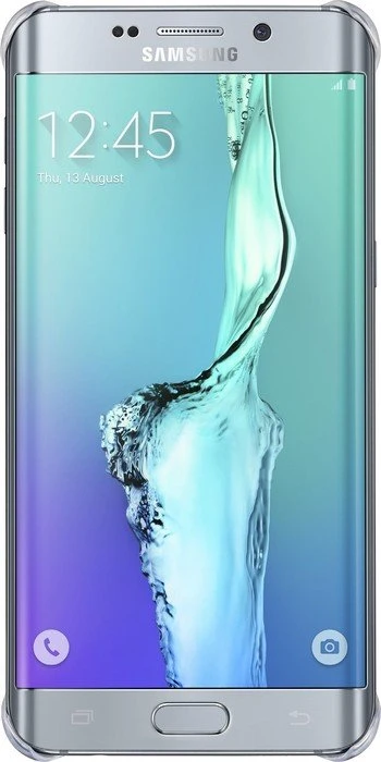 Samsung Glossy Cover für Galaxy S6 Edge+ silber
