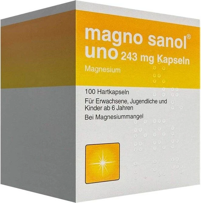 Zentiva Magno Sanol uno 243mg Hartkapseln, 100 Stück