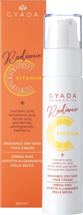 Gyada Cosmetics Radiance Vitamin C feuchtigkeitsspendende Creme, 50ml