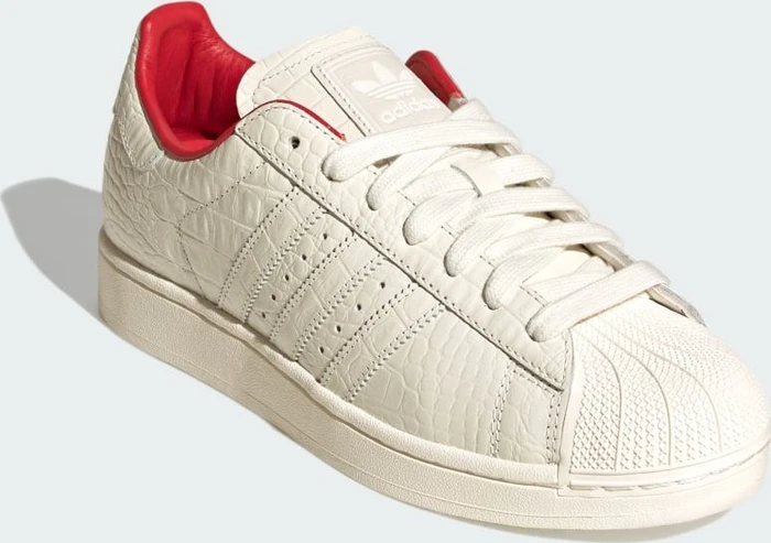 adidas Superstar II core white/better scarlet