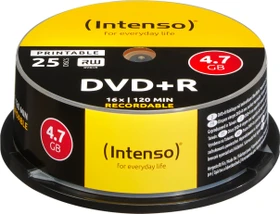 Intenso DVD+R 4.7GB, 16x, 25er Spindel, printable
