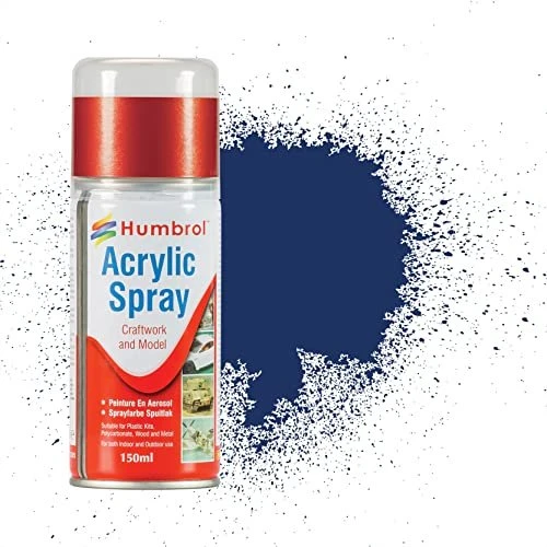 Humbrol Acrylic Spray Paint 15 midnight blue gloss, 150ml
