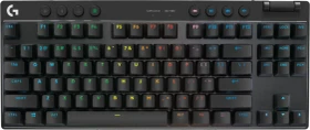 Logitech G PRO X TKL Lightspeed, schwarz, GX-BROWN, USB/Bluetooth, DE (920-012130)