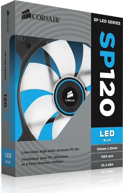 Corsair Air Series SP120 LED Blue High Static Pressure, 120mm