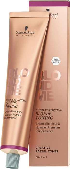 Schwarzkopf BlondMe Pastel Toner Haartönung stahlblau, 60ml
