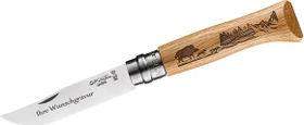 Opinel No. 8 Inox Taschenmesser animalia wildschwein