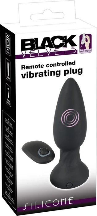 You2Toys Black Velvets Vibrating Plug