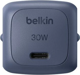 Belkin BoostCharge USB-C-Ladegerät + USB-C/USB-C-Kabel (30W) blau