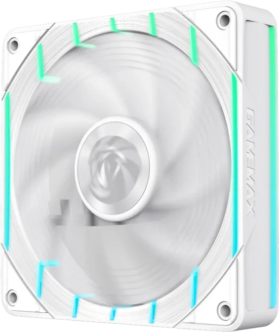 GameMax Tornado T12 ARGB-W, weiß, 120mm