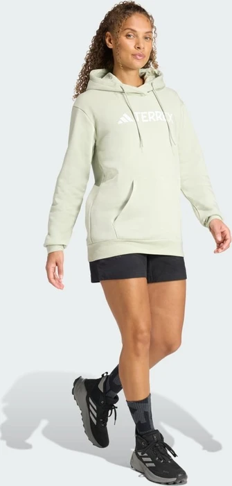 adidas Terrex Multi Large Logo Hoodie halo green (Damen)