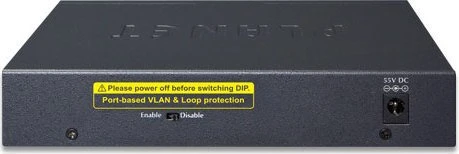 Planet GSD Desktop Gigabit Switch, 6x RJ-45, 55W PoE+
