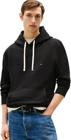 Tommy Hilfiger Fleece mit Tunnelzug Hoodie Hoodie schwarz (Herren)