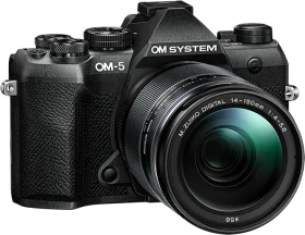 OM System OM-5 Mark II schwarz mit Objektiv M.Zuiko digital ED 14-150mm 4.0-5.6 II