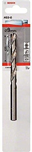 Bosch Professional HSS-G Spiralbohrer, 9x81x125mm, 1 Stück