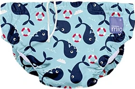 Bambino Mio Mehrweg-Schwimmwindel Gr.XL Walfisch, 12-15kg, 1 Stück