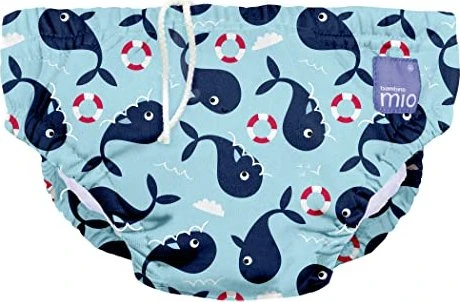 Bambino Mio Mehrweg-Schwimmwindel Gr.XL Walfisch, 12-15kg, 1 Stück