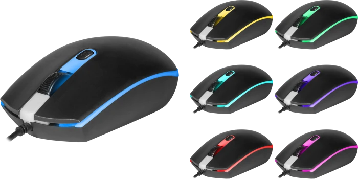 Defender Dot MB-986 Wired Optical Mouse schwarz, USB