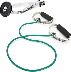 Thera-Band Bodytrainer Tubing Schaumstoffgriffe stark Expander grün