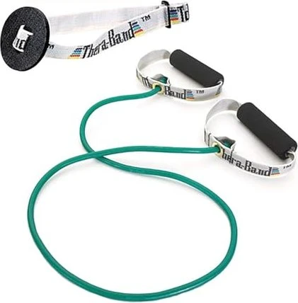 Thera-Band Bodytrainer Tubing Schaumstoffgriffe stark Expander grün