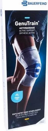 Bauerfeind GenuTrain Comfort Kniebandage titan