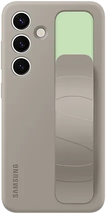 Samsung Silicone Grip Case für Galaxy S24 taupe