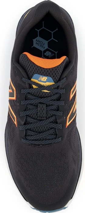 New Balance Fresh Foam 680v7 black/vibrant orange/vibrant apricot (Herren)