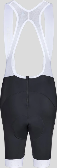 Odlo Zeroweight Tights Bib Fahrradhose kurz weiß/schwarz (Damen)