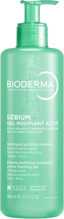 Bioderma Sébium Gel Moussant Actif Reinigungsgel, 400ml