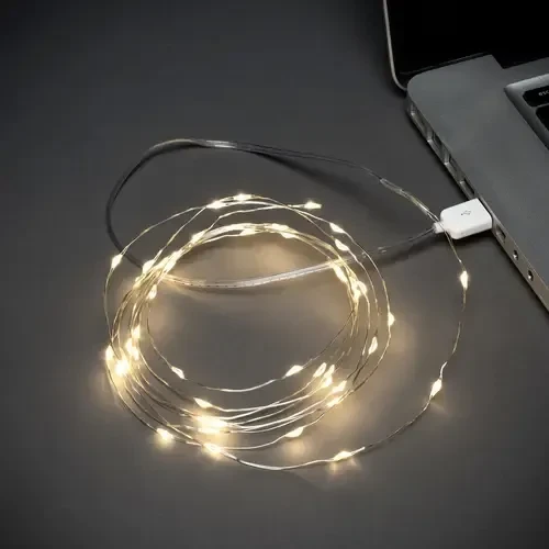 Konstsmide Micro Lichterkette LED 50x warmweiß