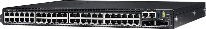 Dell EMC Networking N Series PowerSwitch N3200 Rackmount Gigabit Managed Stacking Switch, 48x RJ-45, 4x SFP+, Front to Back Airflow