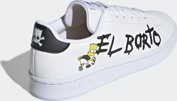 adidas Advantage The Simpsons cloud white/core black (Herren)