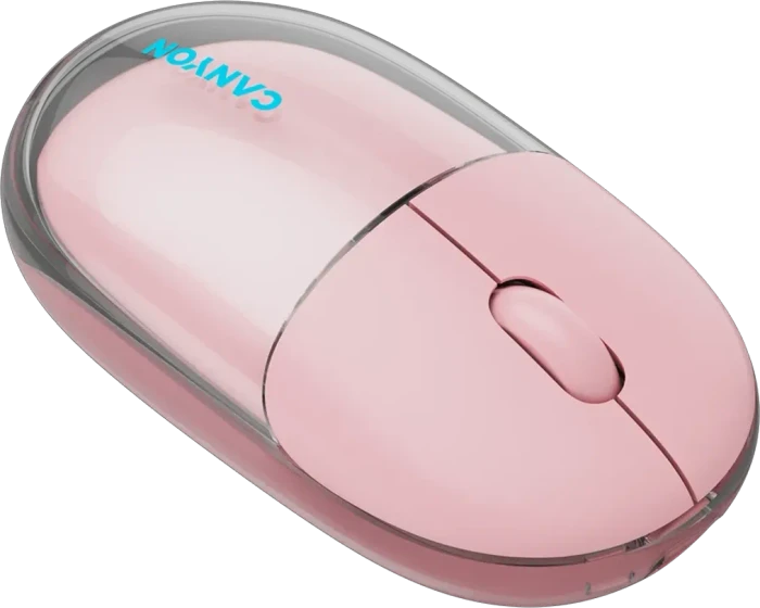 Canyon OnClick 24 Dual-Mode Wireless Mouse rosa, USB/Bluetooth
