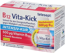 Tetesept B12 Vita-Kick Intensiv-Kur Trinkfläschchen, 7 Stück