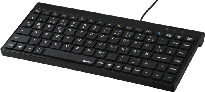 Hama SL720 Slimline Keyboard, USB, DE