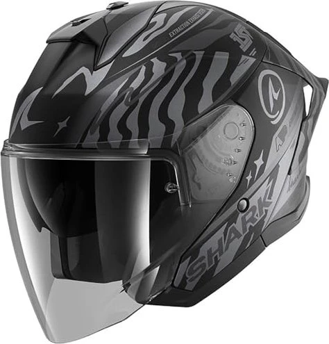 Shark Skwal Jet Cup Speed-Fancy matt schwarz/grau
