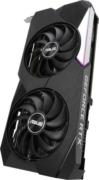 ASUS Dual GeForce RTX 3060 Ti OC V2 (LHR), DUAL-RTX3060TI-O8G-V2, 8GB GDDR6, 2x HDMI, 3x DP