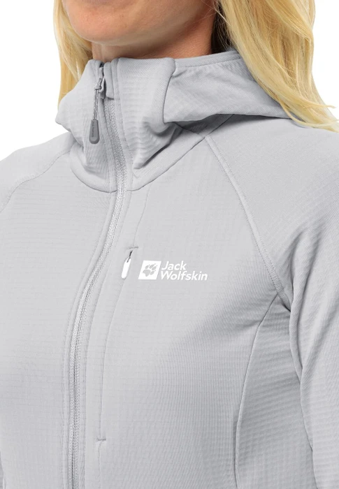 Jack Wolfskin Kolbenberg Hooded FZ Jacke cool grey (Damen)