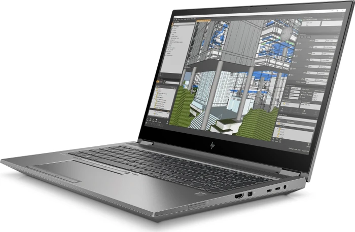 HP ZBook Fury 15 G7, grau, Core i7-10750H, 16GB RAM, 512GB SSD, Quadro T1000, DE